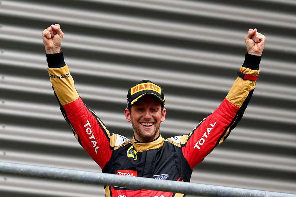 Romain Grosjean dont la fortune dépasse les 20 millions de dollars