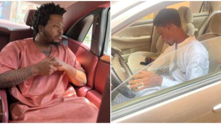 Money wey you keep for my hand: Rapper Olamide reconsiders, buys car for man months after humiliating him