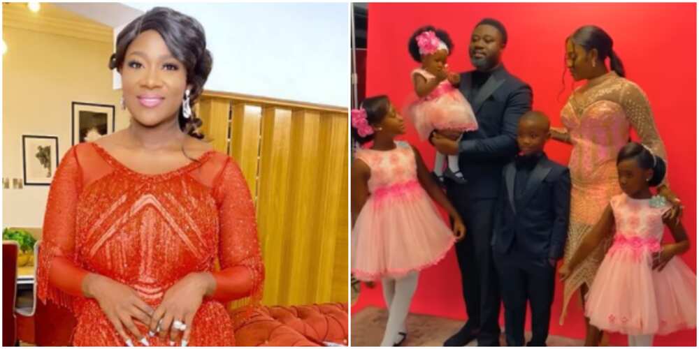 Mercy Johnson shares family video