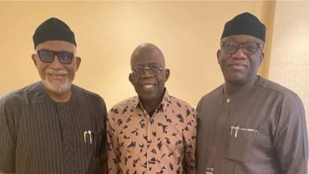 Fayemi, Akeredolu Visit APC Leader Tinubu in London