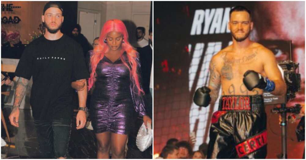 Singer DJ Cuppy and her fiancé Ryan Taylor Singer DJ Cuppy and her fiancé Ryan Taylor