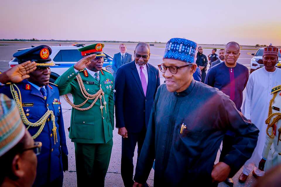 buhari arrive buhari arrive