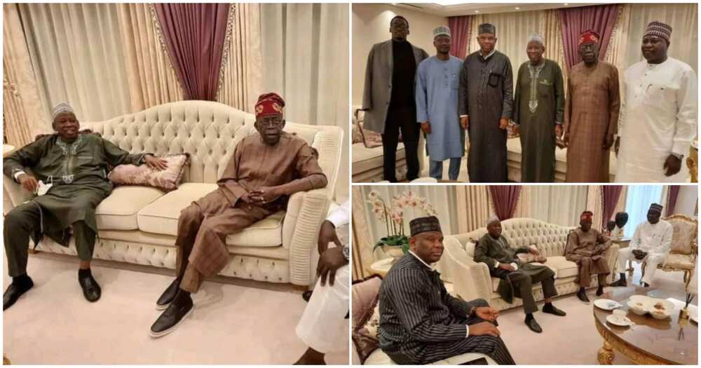 Ganduje visits Tinubu Ganduje visits Tinubu