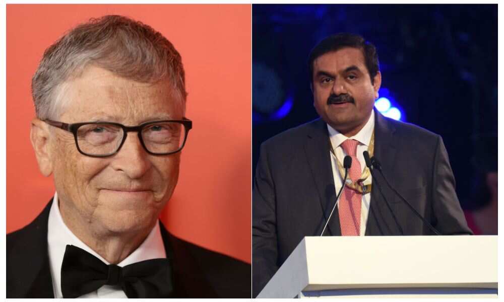 Bill Gates, Gutam Adani, India, USA Bill Gates, Gutam Adani, India, USA