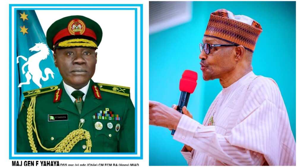 Major General Farouq Yahaya: President Buhari Appoints New Chief of Army Staff