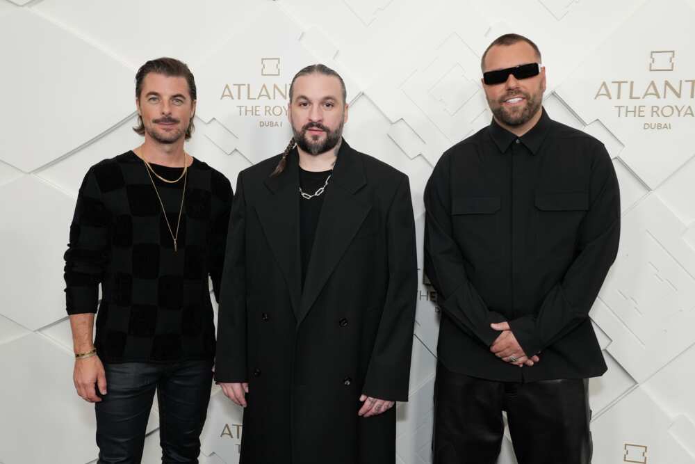 Axwell, Steve Angello and Sebastian Ingrosso from Swedish House Mafia in Dubai