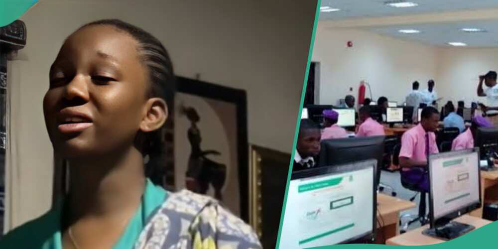 2024 UTME: Young Nigerian lady prays fervently for good results