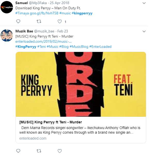 King Perryy - Murder feat. Teni