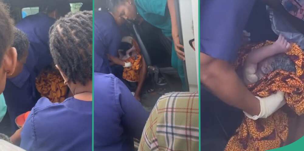 Pregnant woman, delivered in bus, Warri