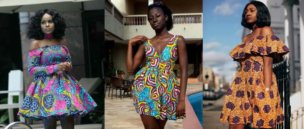 Short African dresses for unperfect figure