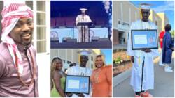 "Got into over 20 schools": Pasuma's son bags over N200m scholarship, graduates as best student in US school