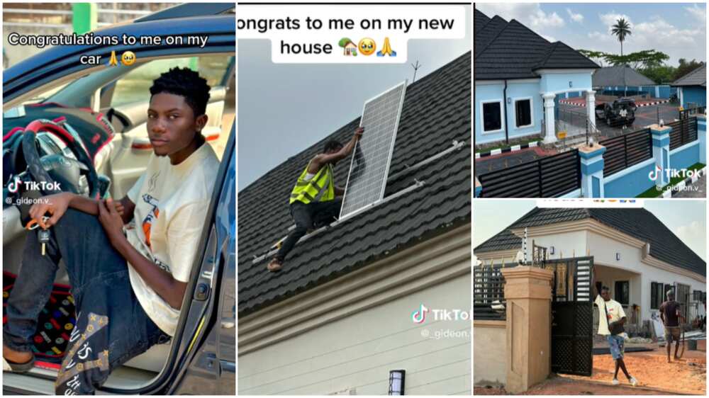 Solar installation in Nigeria/man interlocked his compound.