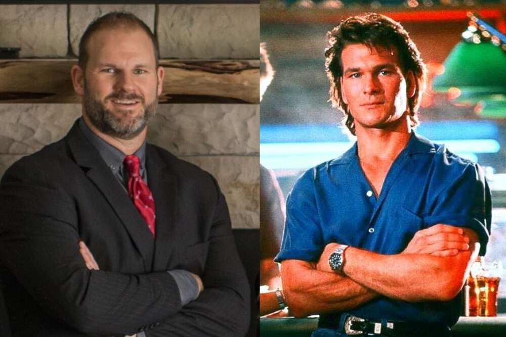 Patrick Swayze and his son