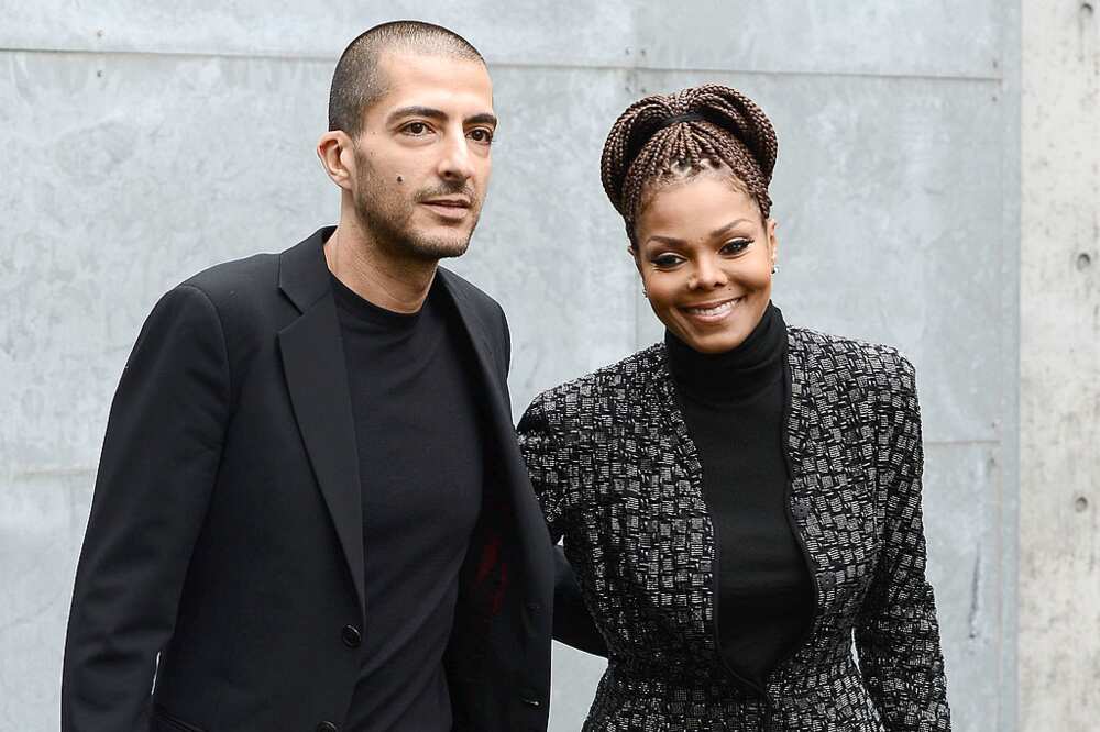 Wissam al Mana and Janet Jackson in Milan, Italy.