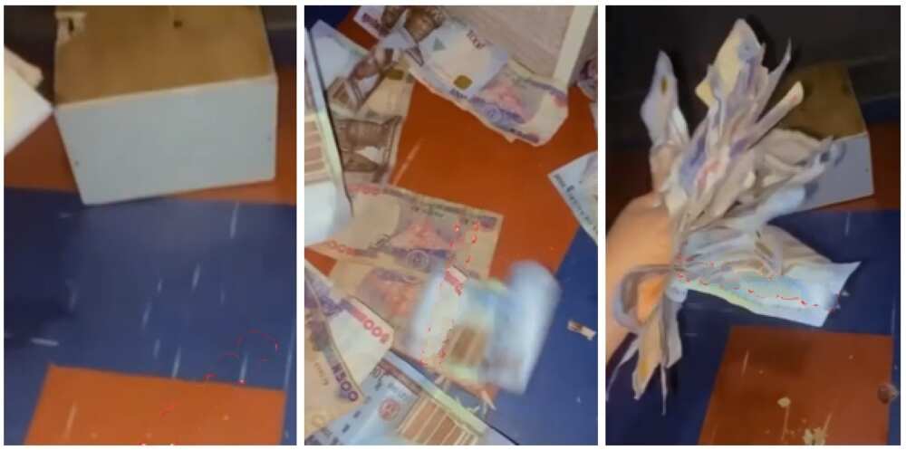 Nigerian lady says N100k disappeared from her piggy bank in mysterious manner.