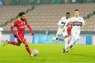 FC Midtjylland vs Liverpool: Mohamed Salah scores in 1-1 UCL draw for the Reds FC Midtjylland vs Liverpool: Mohamed Salah scores in 1-1 UCL draw for the Reds