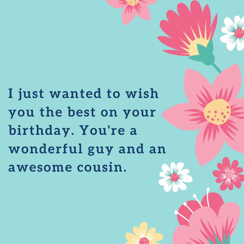 male cousin birthday quotes