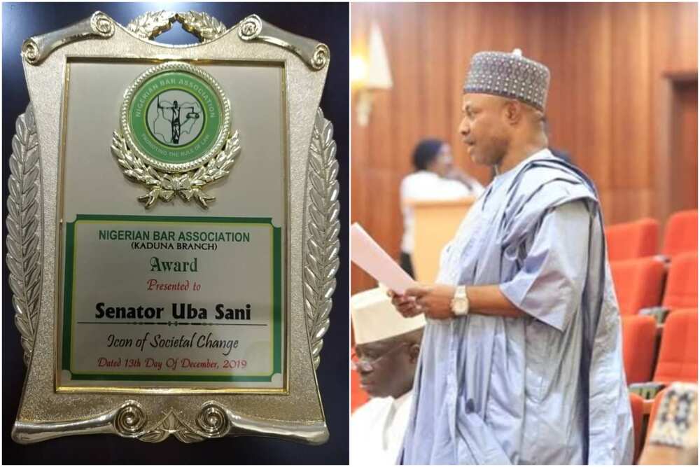 NBA honours Senator Uba Sani with ‘icon of change' award