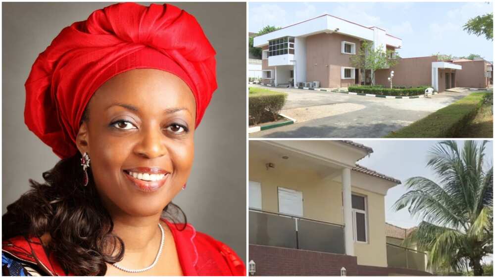 Federal High Court Abuja/Final forfeiture of two Abuja properties/two luxury cars/Former minister of petroleum resources/Diezani Alison-Madueke/Federal Government.