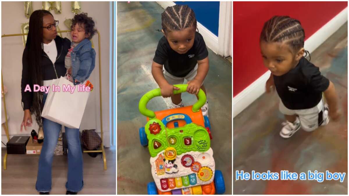 Viral video of kid's hairdo done by his daycare teacher stirs reactions online (watch)