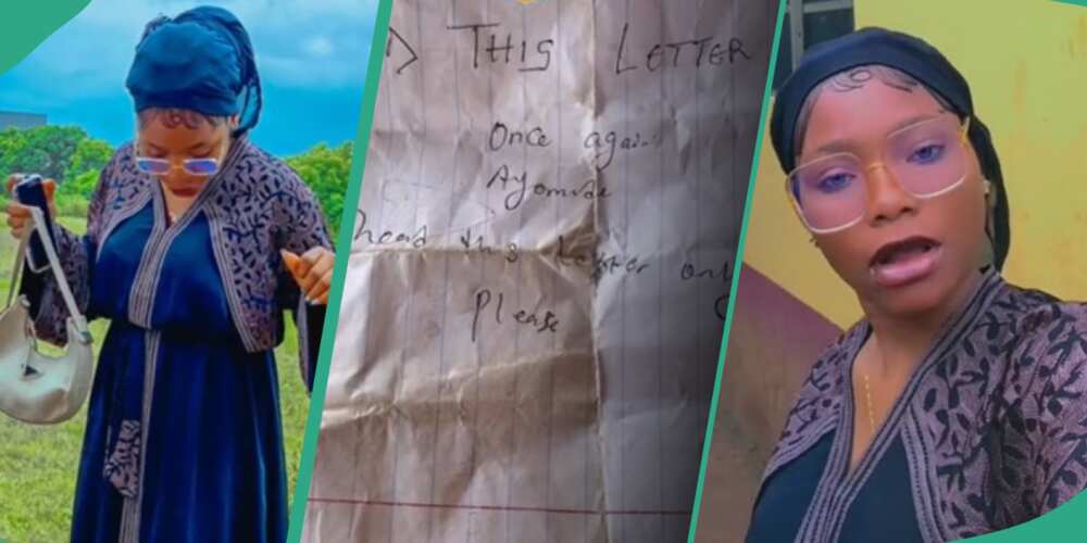 The Nigerian lady shared her sister's letter