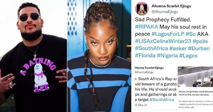 Woman prophesies about death of AKA, Tems will marry Future