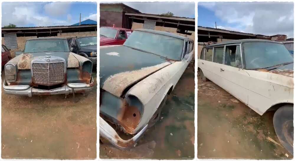 Photos of an old Limousine that costs N6 million.