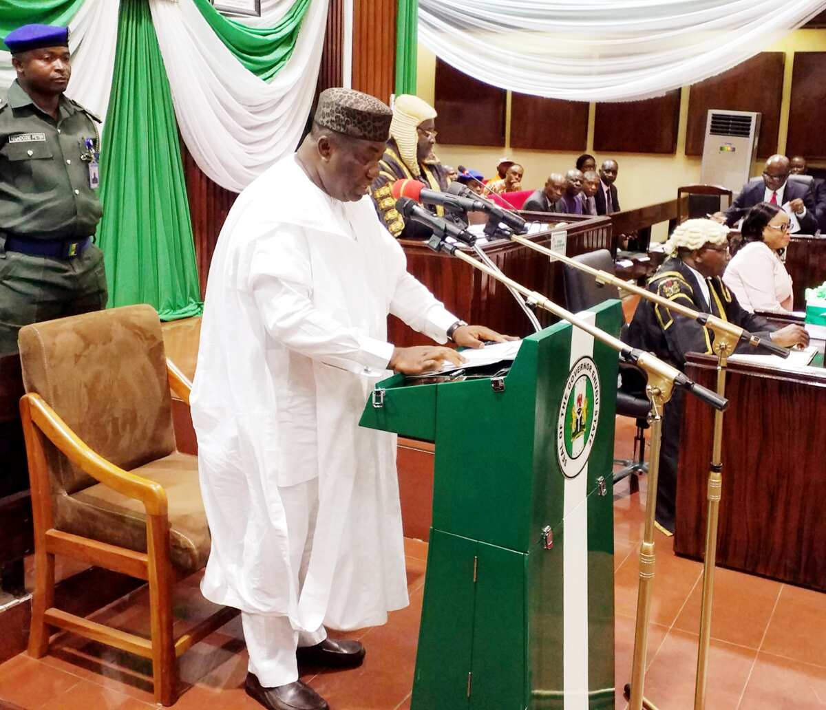 Governor Ugwuanyi presents N109.199 billion 2019 budget estimates