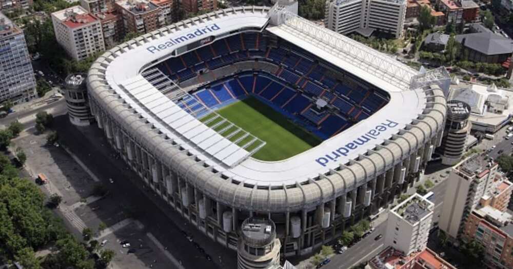 Panic As Real Madrid S Stadium Santiago Bernabeu Catches Fire Legit Ng