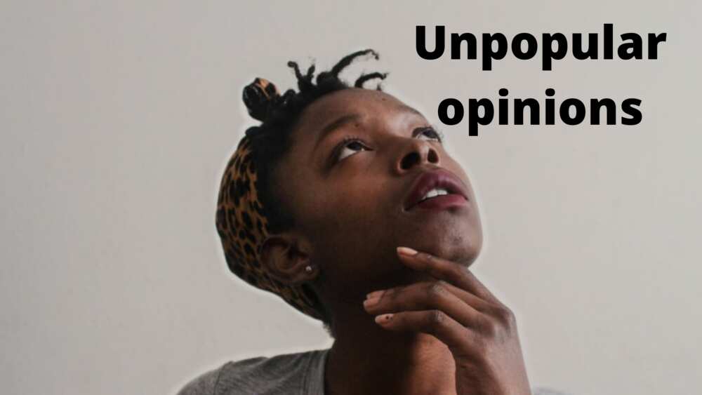 unpopular opinions