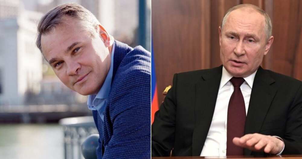 Alex Konanykhin and President Vladimir Putin
