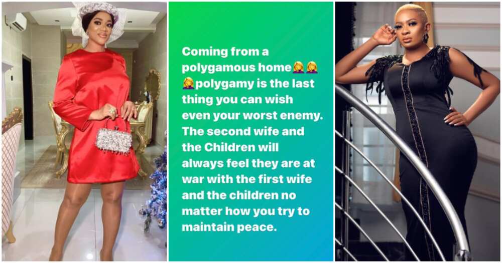 Actress Uchenna Nnanna speaks on polygamy and May Yul-Edochie drama.