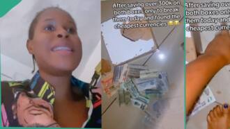 "I'm still in shock": Nigerian lady cries out after breaking her piggy banks to find just N20, N50