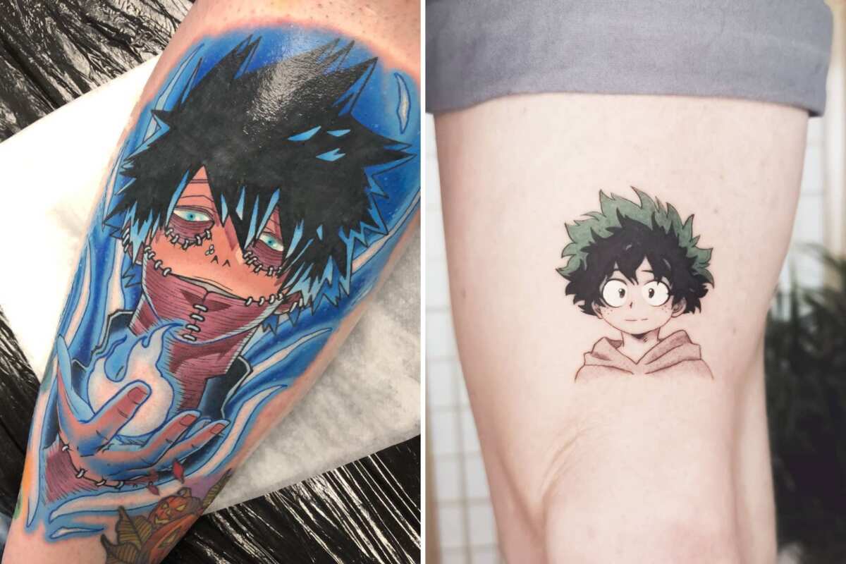 All Might with lil deku bakugo and todoroki My Hero Academia Done by  May Urías at Red Dagger Tattoo Studio in Houston Texas  rtattoos