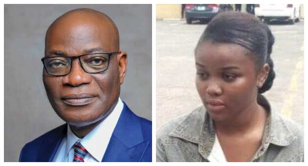 Separate photos of UNILAG VC and Chidinma