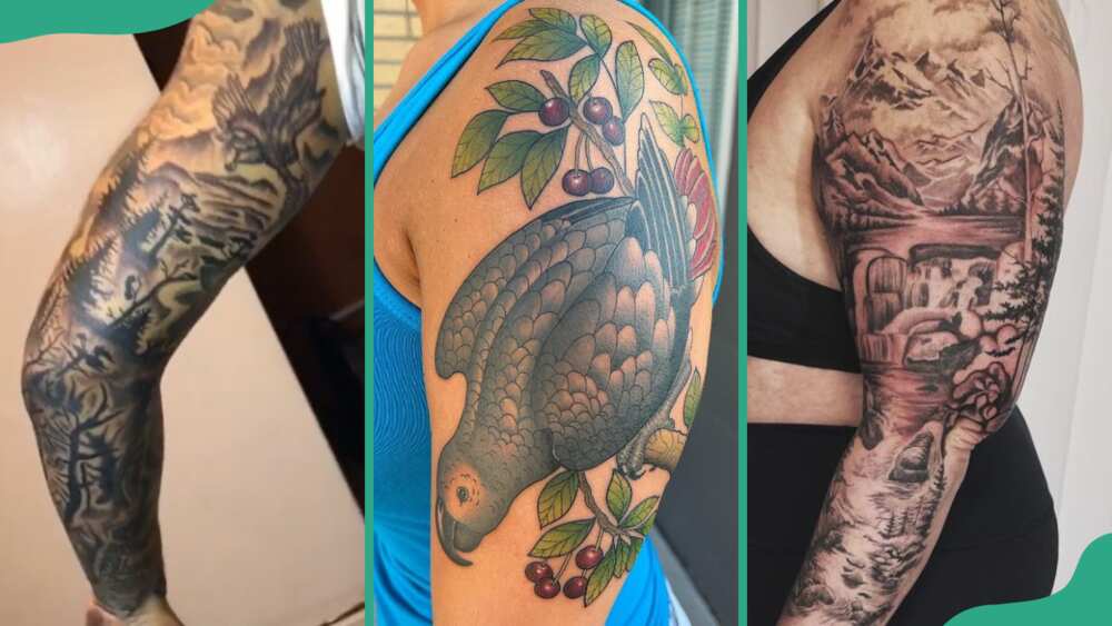 Nature sleeve tattoos
