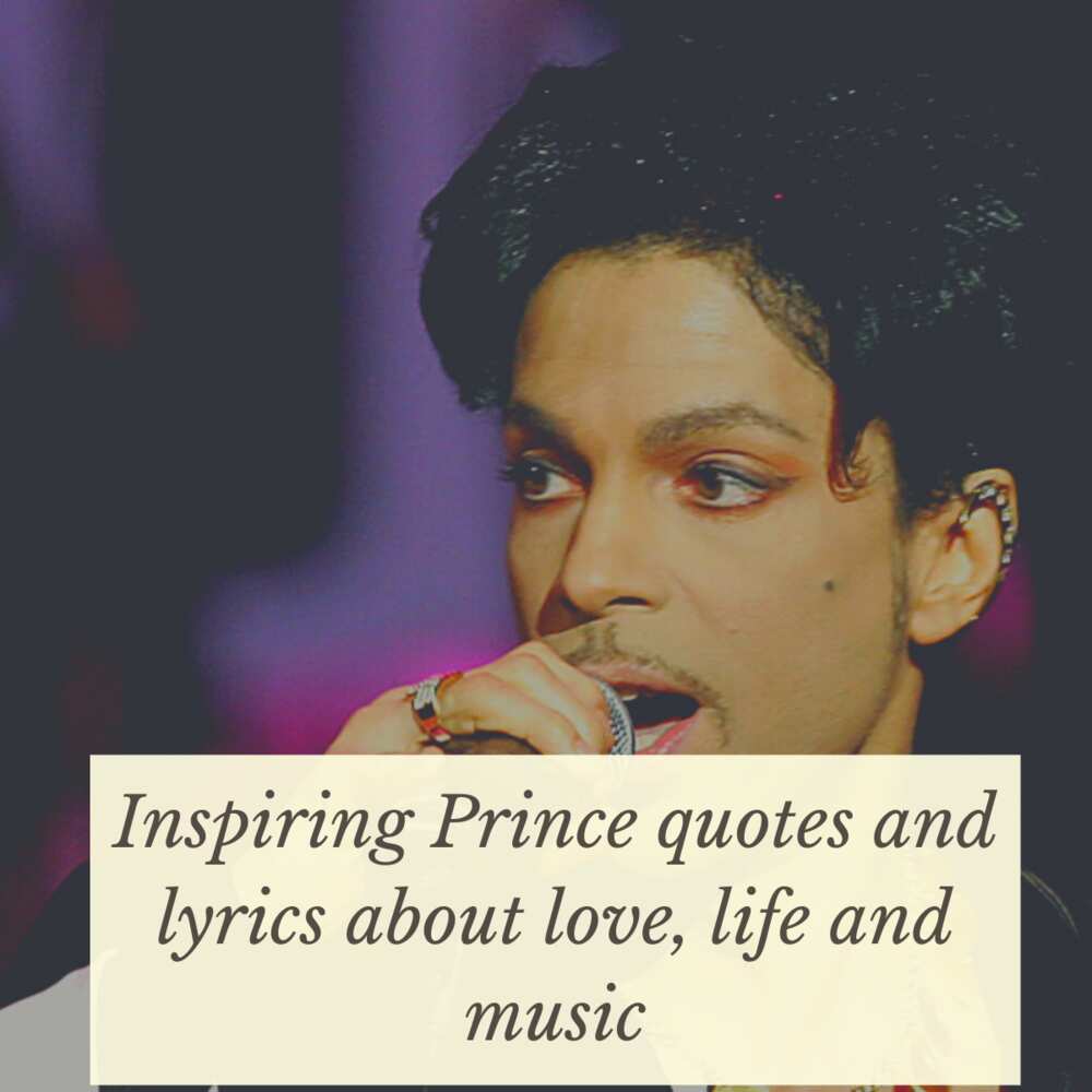 Inspiring Prince quotes and lyrics about love, life and music - Legit.