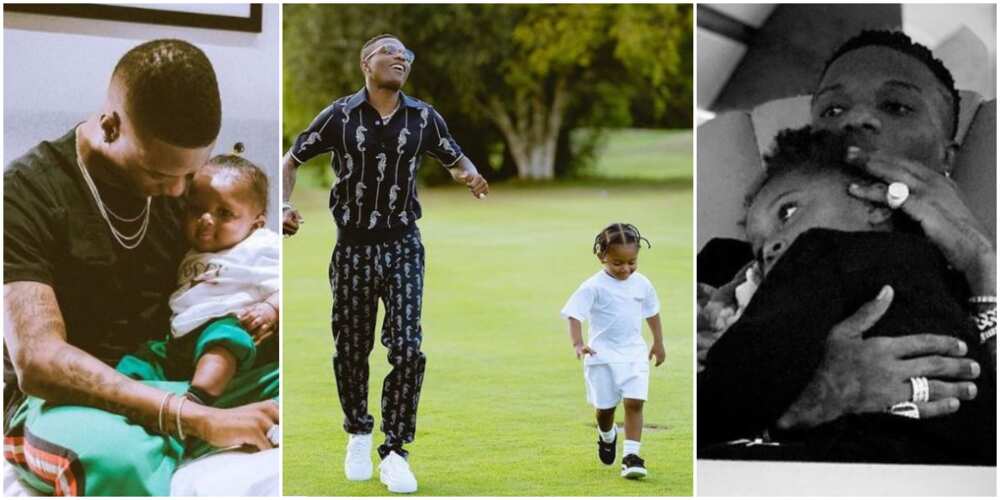 11 Cute Daddy and Me Moments of Wizkid with His Son Zion