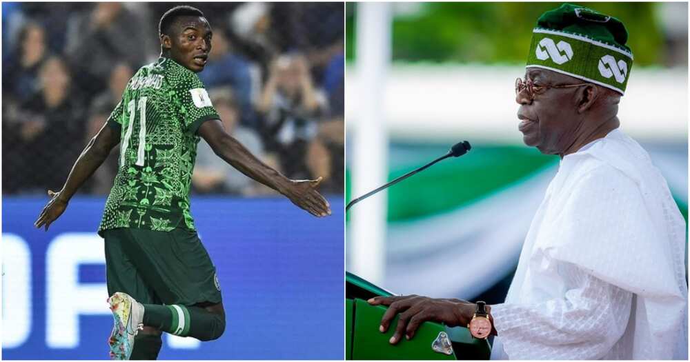 Flying Eagles winger Ibrahim Muhammad, Argentina, Nigeria’s President, Bola Ahmed Tinubu, FIFA U20 World Cup