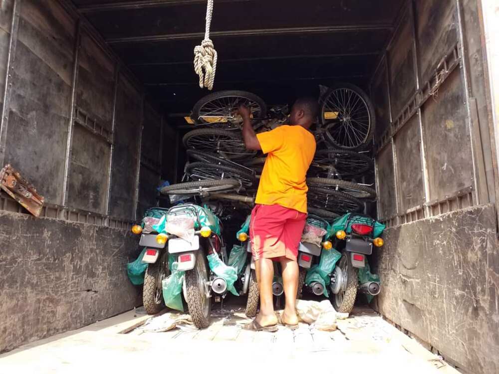 Forest guards: Enugu govt distributes motorcycles, bicycles to 260 wards