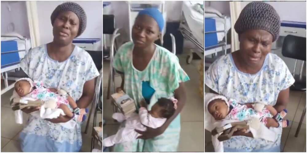 The new mums were held in the hospital for over two months The new mums were held in the hospital for over two months