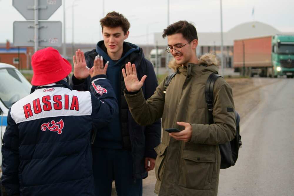 Kazakh volunteers have been welcoming Russians fleeing the call-up