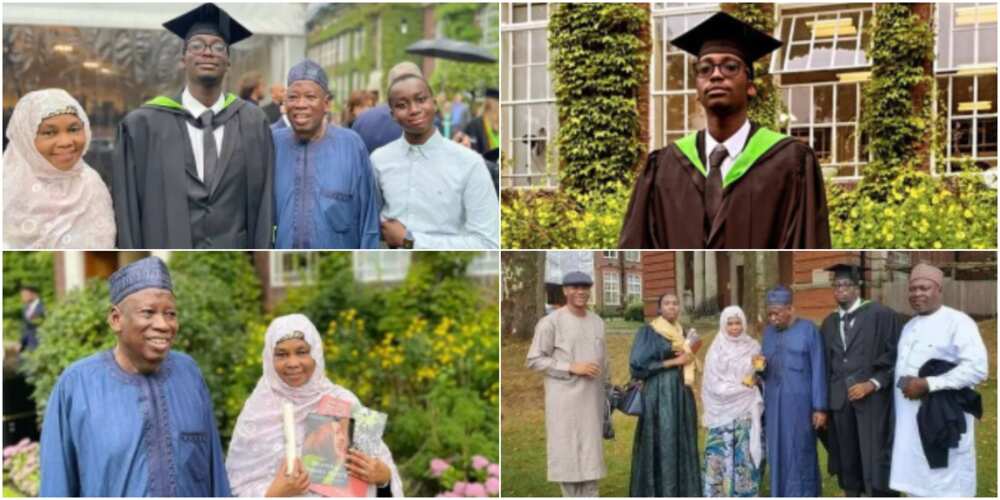 Governor Umar Ganduje and his family