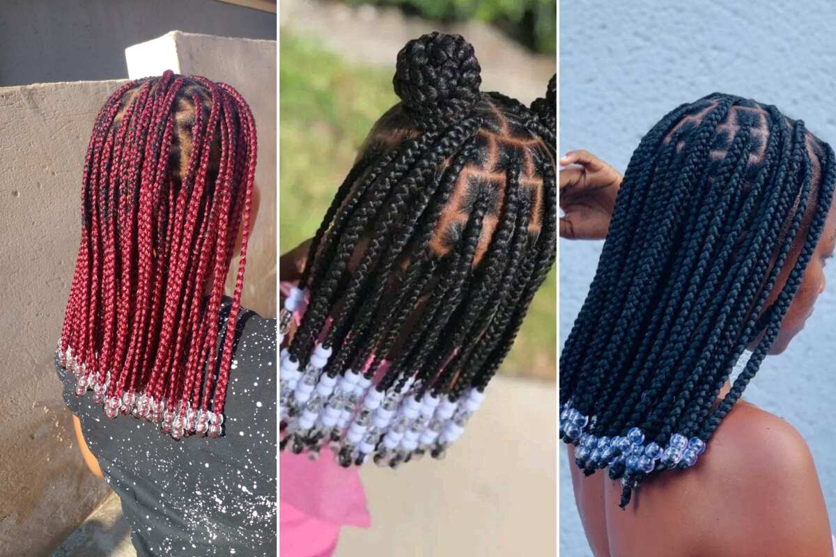 50 Kids Braids with Beads Hairstyles