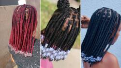 33 awesome short knotless braids with beads ideas to try out