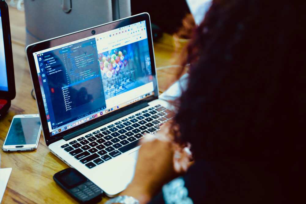 Student coding Student coding