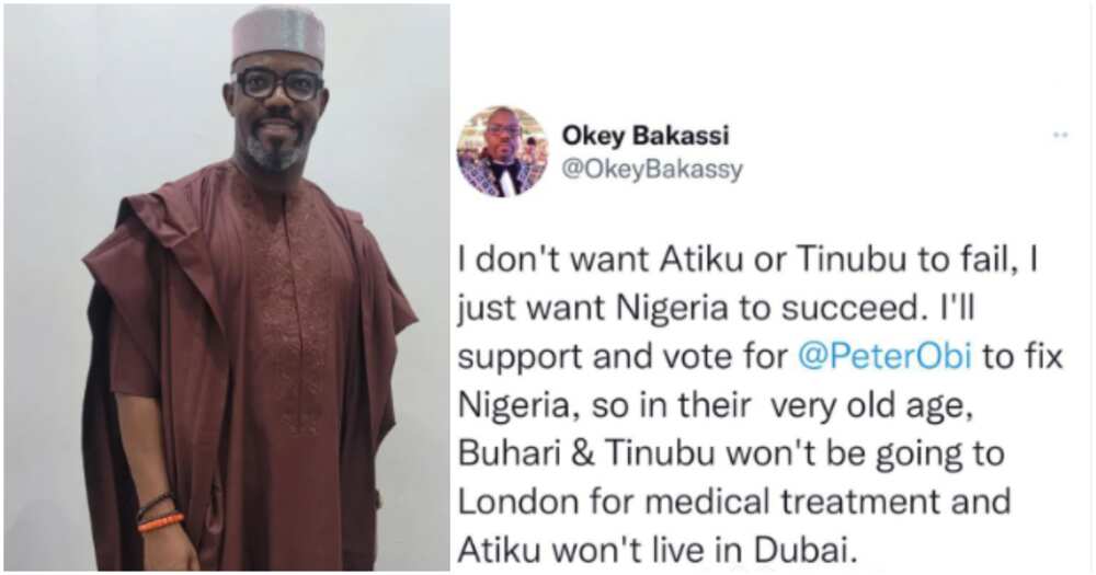 Okey Bakassi on Peter Obi and Tinubu