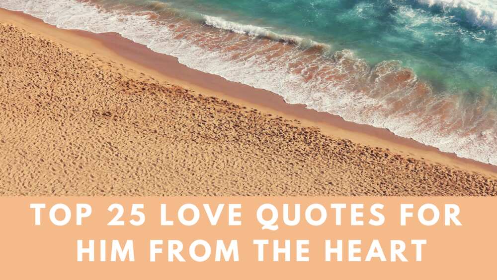 romantic quotes for him from the heart