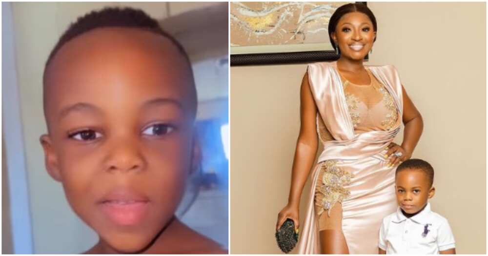 Yvonne Jegede shares video of her son