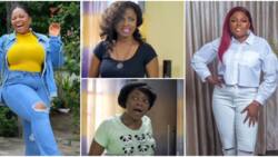 "Why am I crying?" Juliana' Toyo Baby' Olayode reacts as Funke Akindele shares funny clips from Jenifa's Diary
